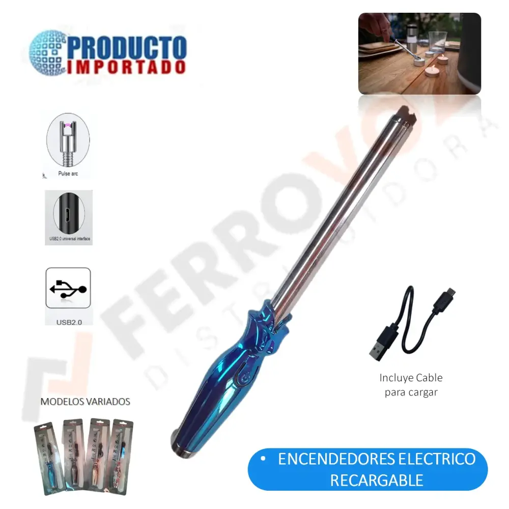 ENCENDEDORES COCINA ELECTRICO RECARGABLE con Temporizador Digital