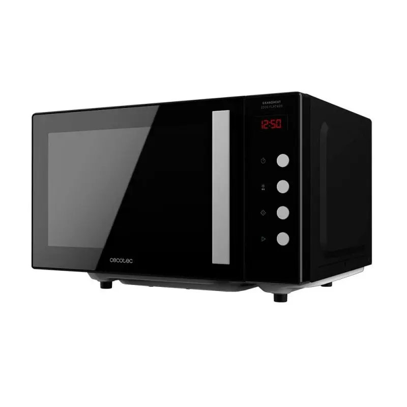 Microondas cecotec grandheat 2000 sin plato negro con Jarra de Vidrio