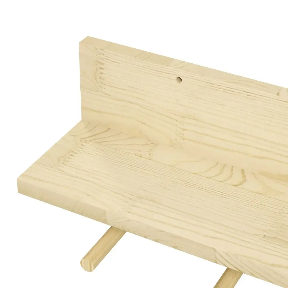 Caja de Almacenamiento Perchero Lino Homcom con 7 ganchos sin aditivos 20x80x12 cm