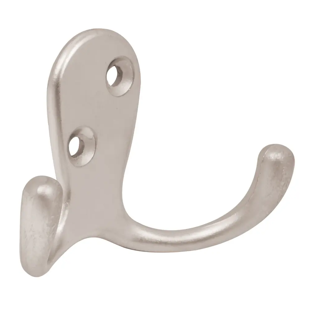 Diseño Moderno y Espacioso Perchero para puerta, niquel satinado, chico