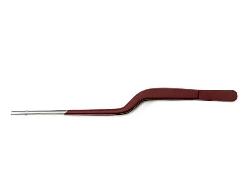 PINZA SUSHI 20 CM INOX/ Color Burdeos MATE con Bandeja Superior