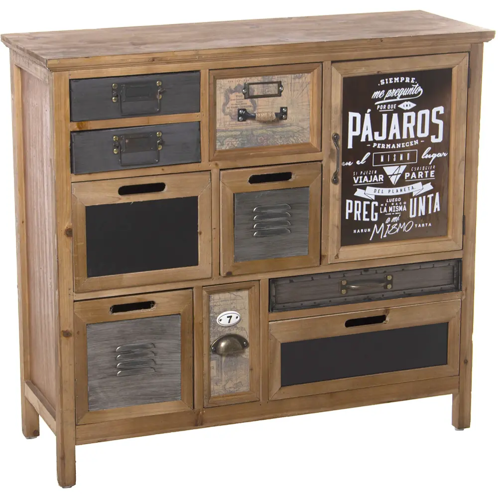 Taquilla de Vestíbulo MUEBLE ENTRADA MADERA C/CAJONE S Y PUERTA: MADERA ABETO