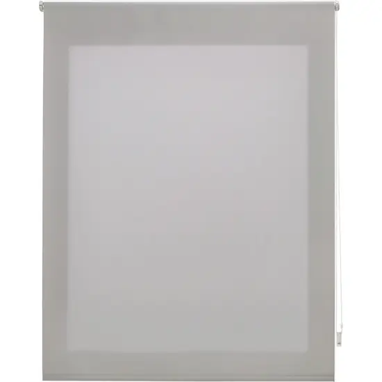 Blindecor | estor enrollable translúcido liso 120x175 gris plata