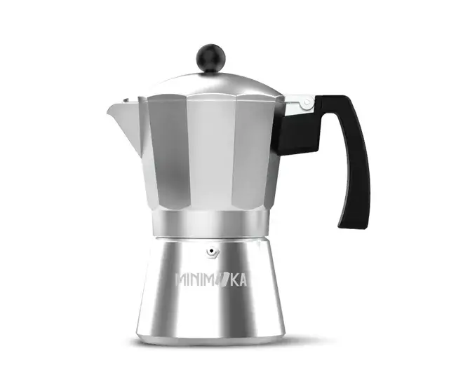 Cafetera Italiana Taurus KCP9009 9T REDUCIDO MOKA Plateado Aluminio (9 Tazas)