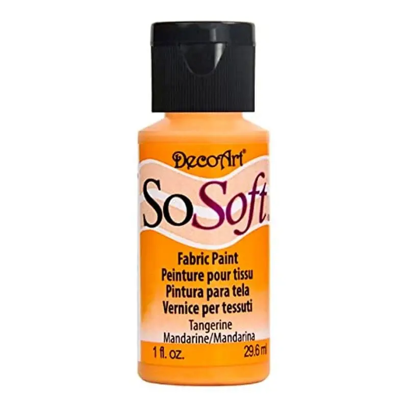 Pintura tela sosoft DSS076 Mandarina