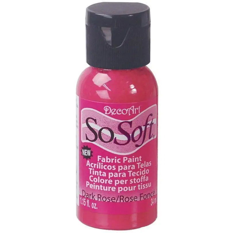 Pintura tela sosoft DSS094 dark rose