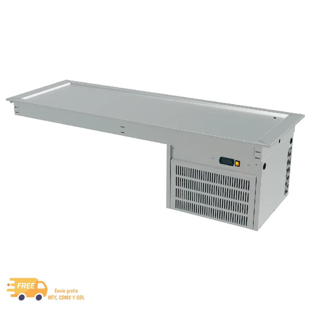 ASBER / EDENOX DRFP-511-HC Placa Refrigerada 5 Enteros para Familias Grandes