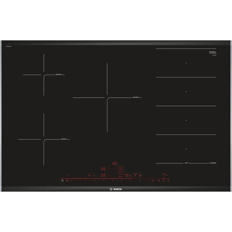Placa bosch pxv875dc1e Fácil de Limpiar
