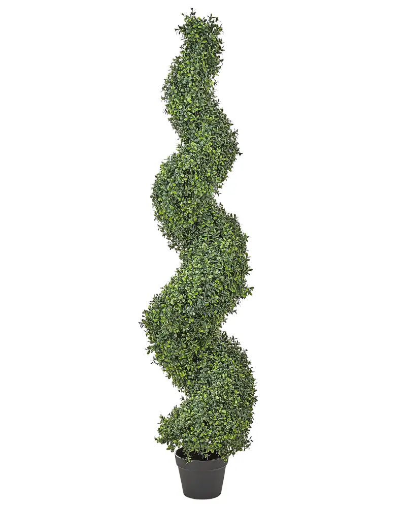 Suculentas Artificiales Planta artificial en maceta 158 cm buxus spiral tree