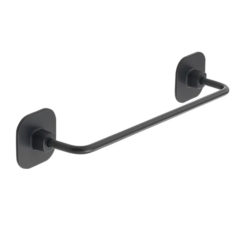 Dispensador de Jabón Porta toallas 30 cm en acero inoxidable y cromall Teide de Gedy - Negro Mate