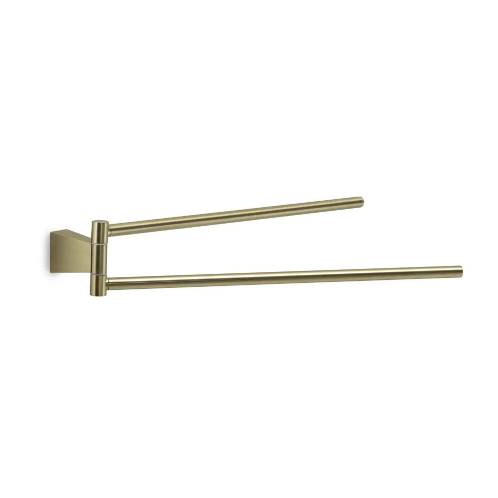 Porta asciugamani snodo Acciaio Inox Gedy serie Tonale - Oro Matt