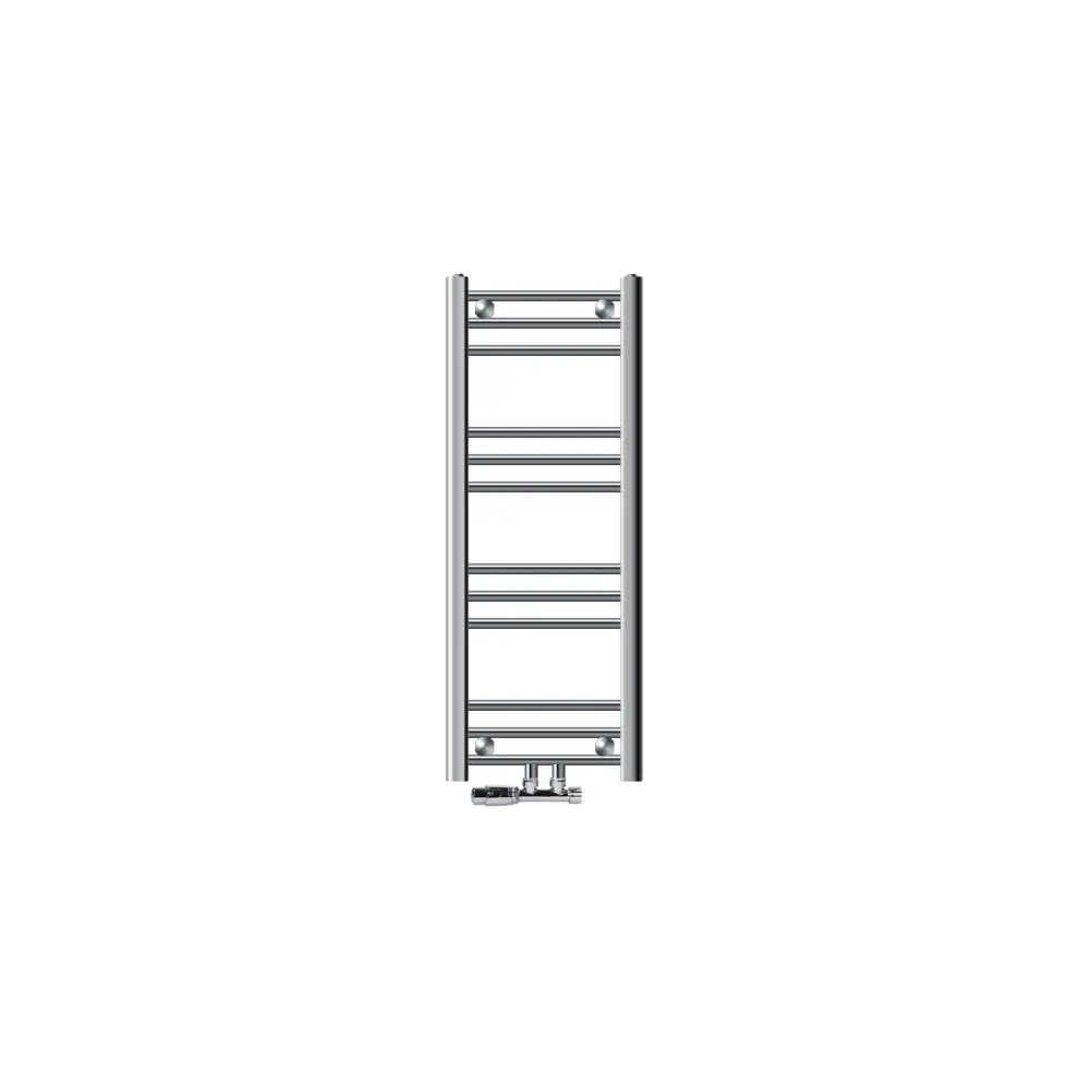 Radiador de baño conexión central 300 x 800 mm cromo ecd germany