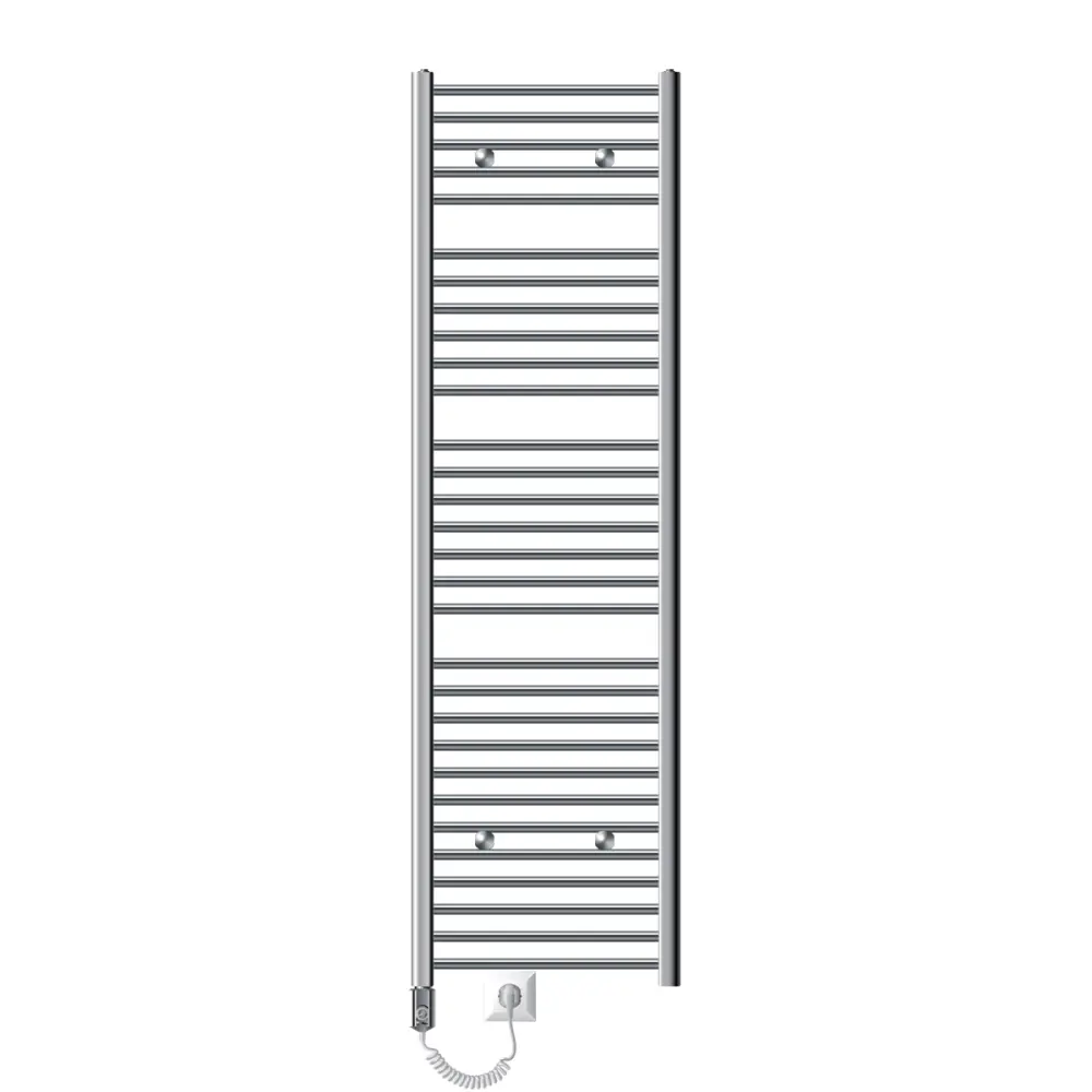 Radiador de baño eléctrico 900w 500x1800 mm cromado