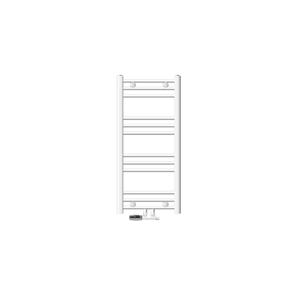 Radiador de baño sahara 400x800 blanco esquina recta ecd geramny