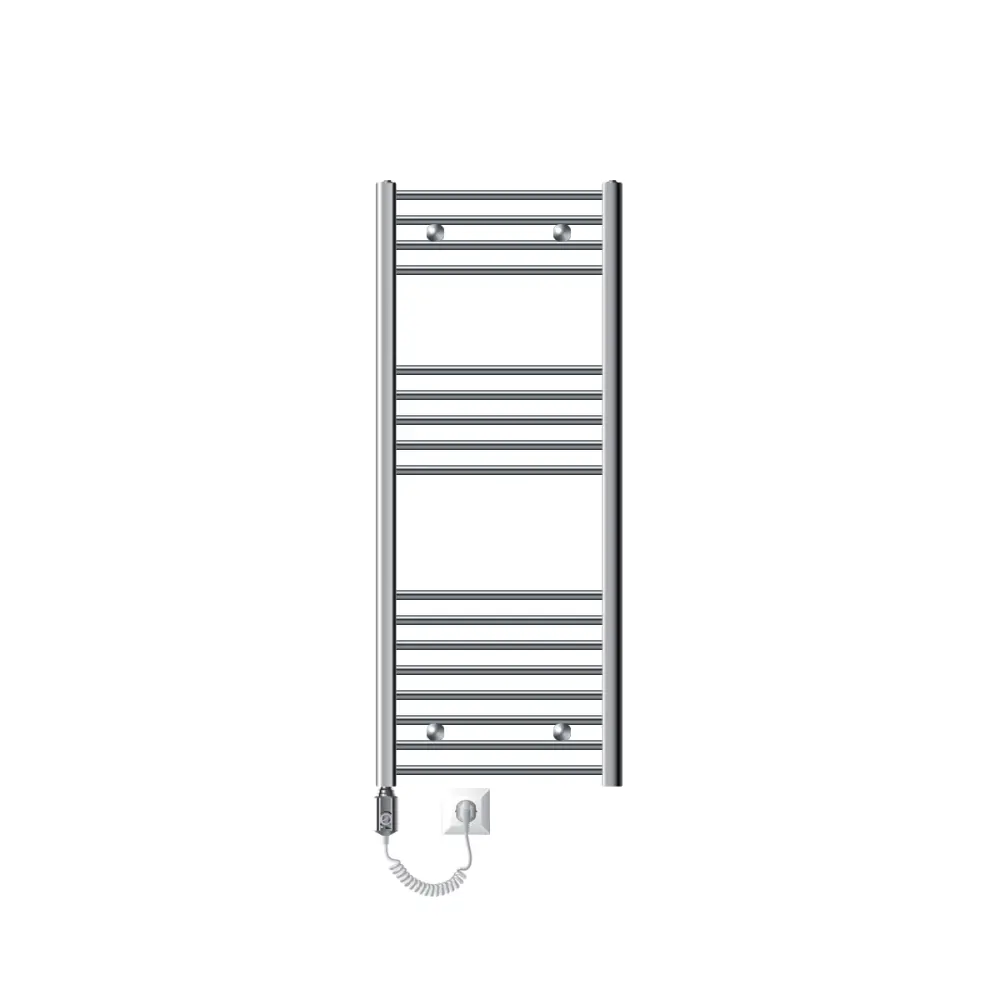 Radiador de baño sahara con resistencia 1200w 500x1200 mm cromado