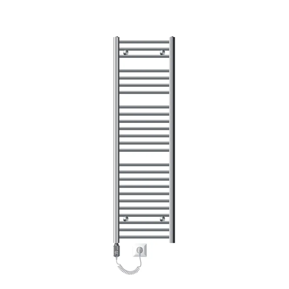 Radiador de baño sahara con resistencia 1200w 400x1500 mm cromado