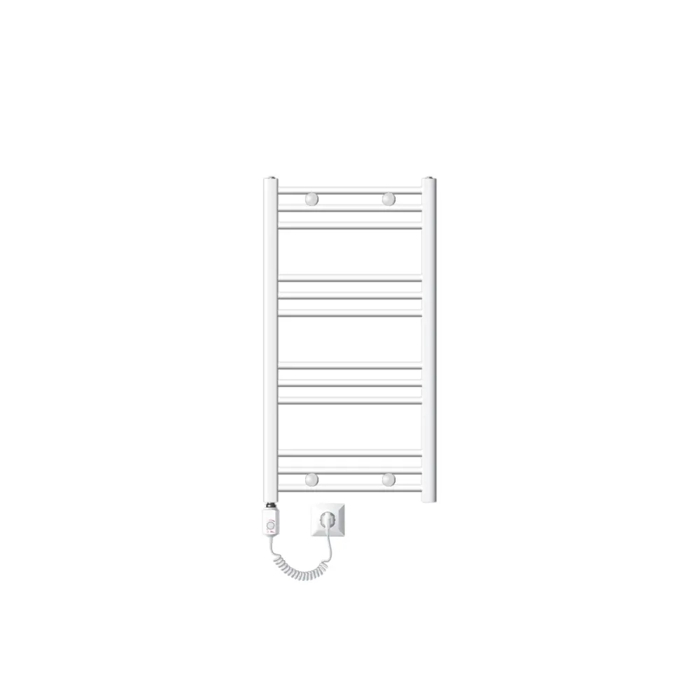 Radiador eléctrico baño - 500 x 800 mm blanco ecd germany