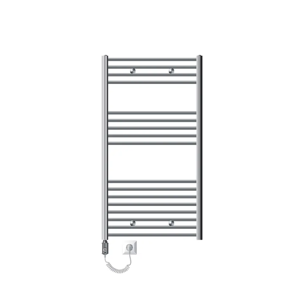 Radiador toallero eléctrico 1200w - 750 x 1200 mm cromo ecd germany