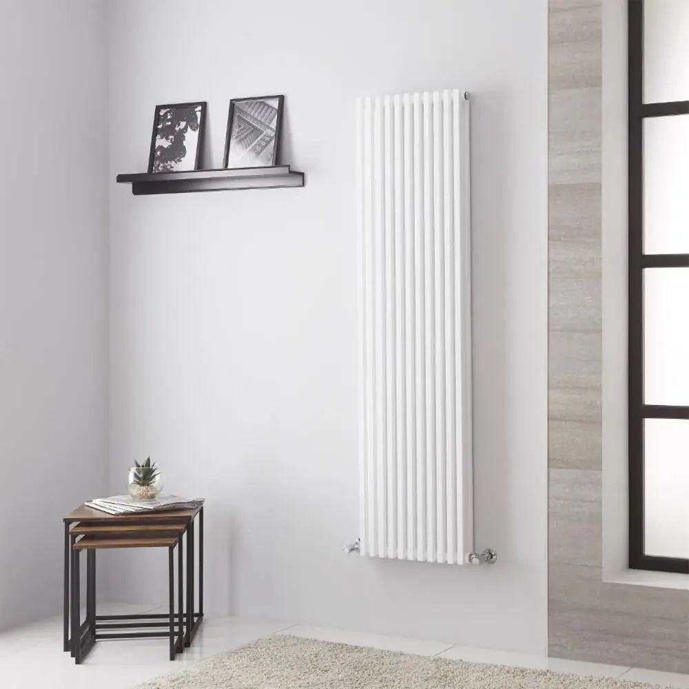 Toallero individual Lazzarini 1506x392 mm distancia entre ejes 392/1470 mm modelo Grosseto V acabado Blanco
