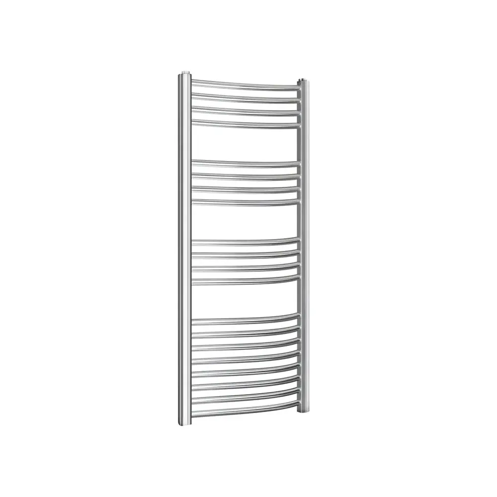 Toallero térmico para baño línea Kalura cromado curvo h. 1200 intereje 450 mm