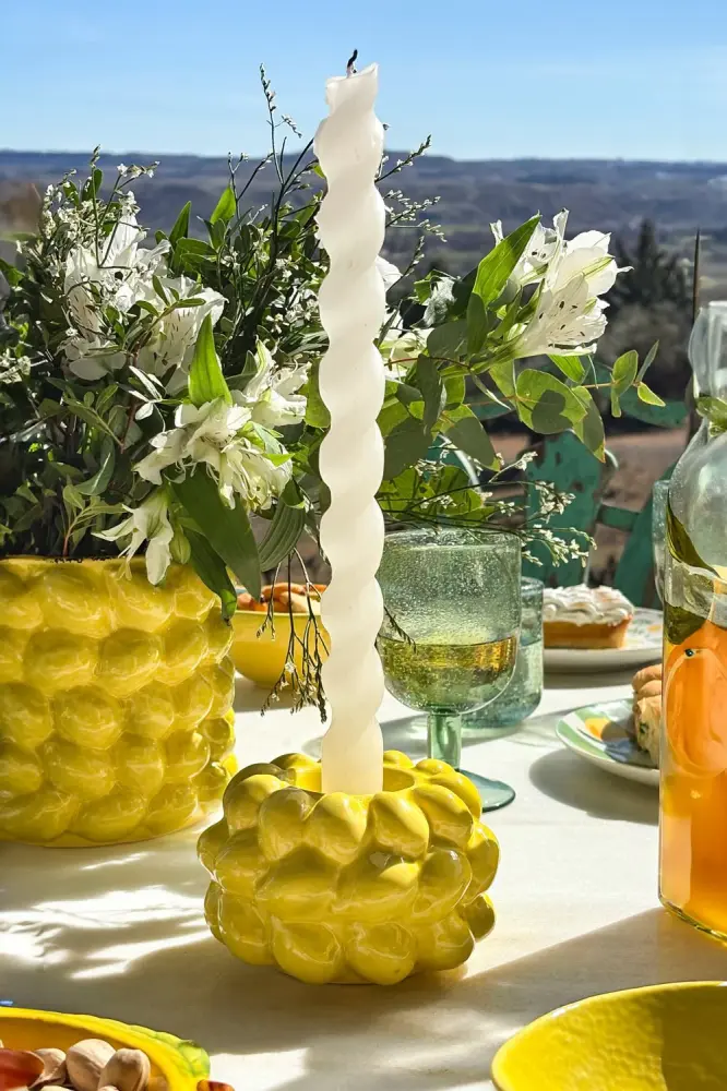 Porta-velas Design De Limão