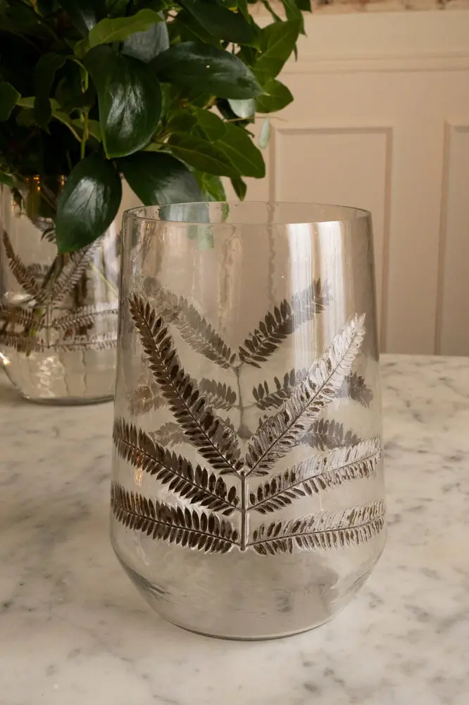 Reproducción Certificada Vase en cristal Feuilles d’automne