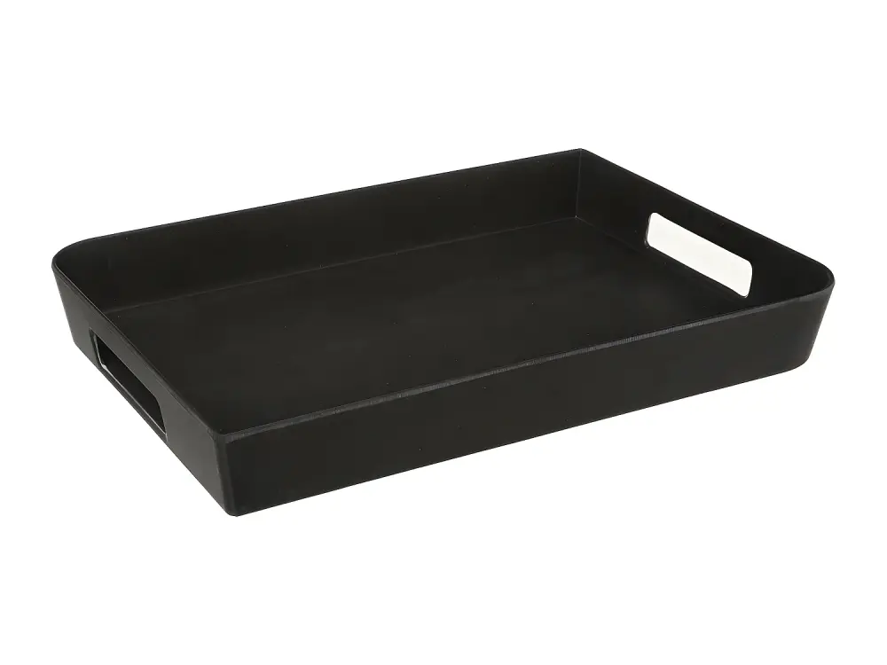 Bandeja de Melamina Negra Colección 'Noir Kitchen', 35x25 cm