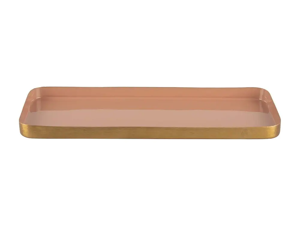 Bandeja metálica festiva 32 x 13 cm