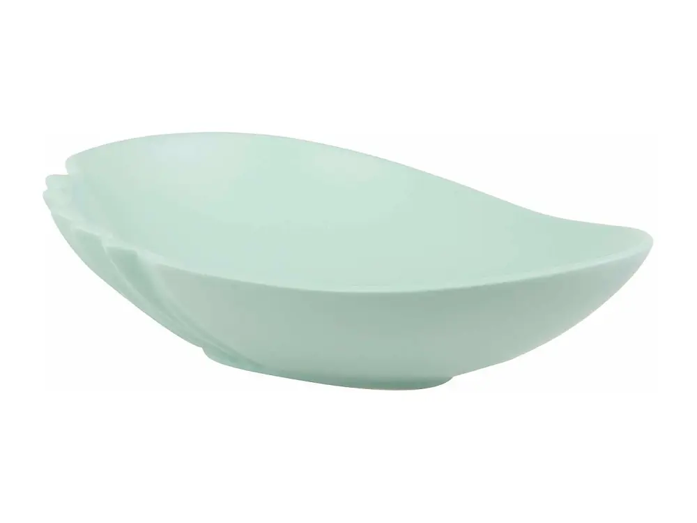 Centro Ceramica Turquesa Mate 40x27x10 Cm