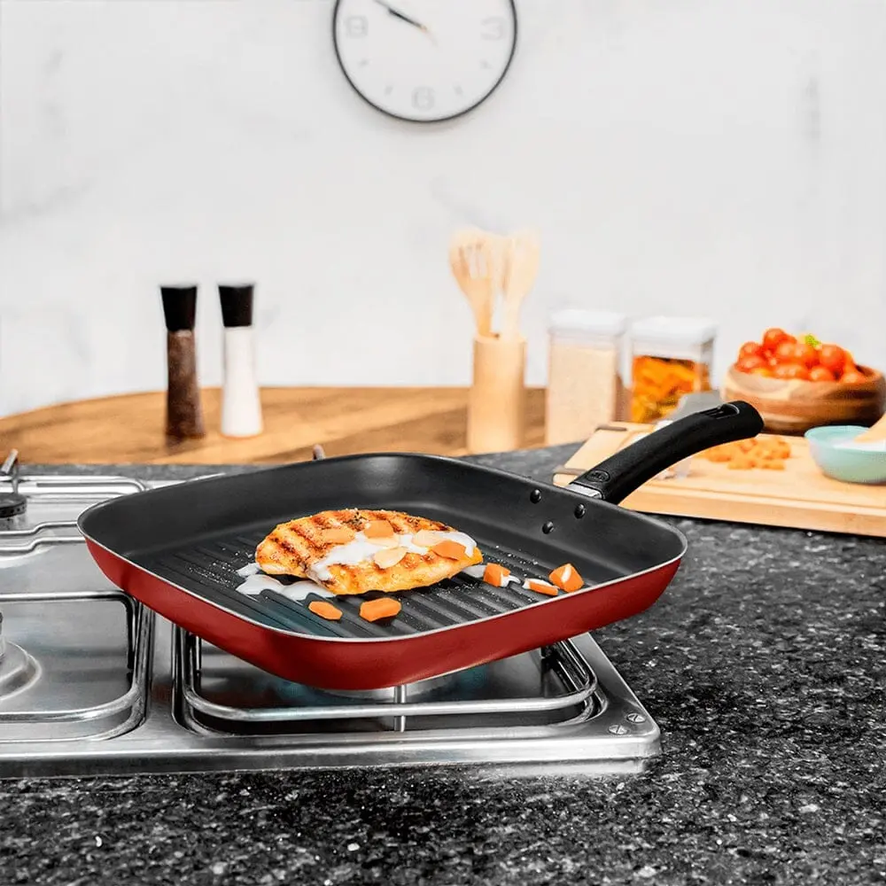 Plancha Grill 28 Cm Just Cook 2200W de Potencia