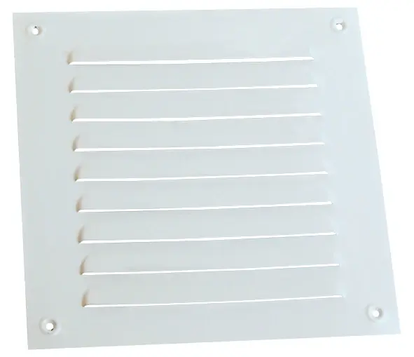 Premium de Lujo Ventilacion 20 X 20 Pvc Blanco