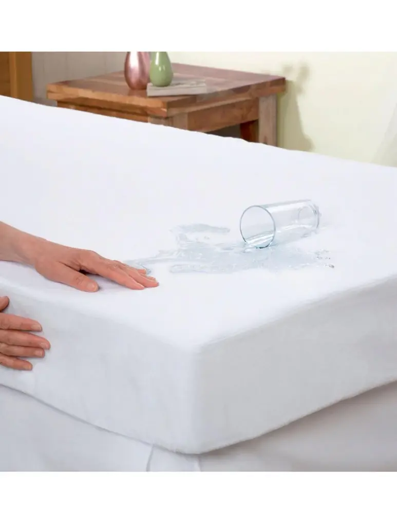 Protector Colchón Matrimonial MIT Felpa Ahulado Cajón Perimetral | Lavable Máquina