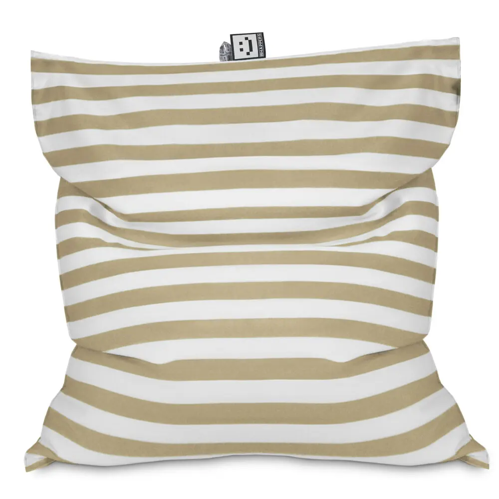 Big puff toldotex beig para exterior o interior singular