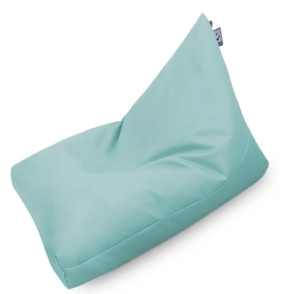 Mesa de Cartas Puff pirámide polipiel outdoor azul cielo happers xl