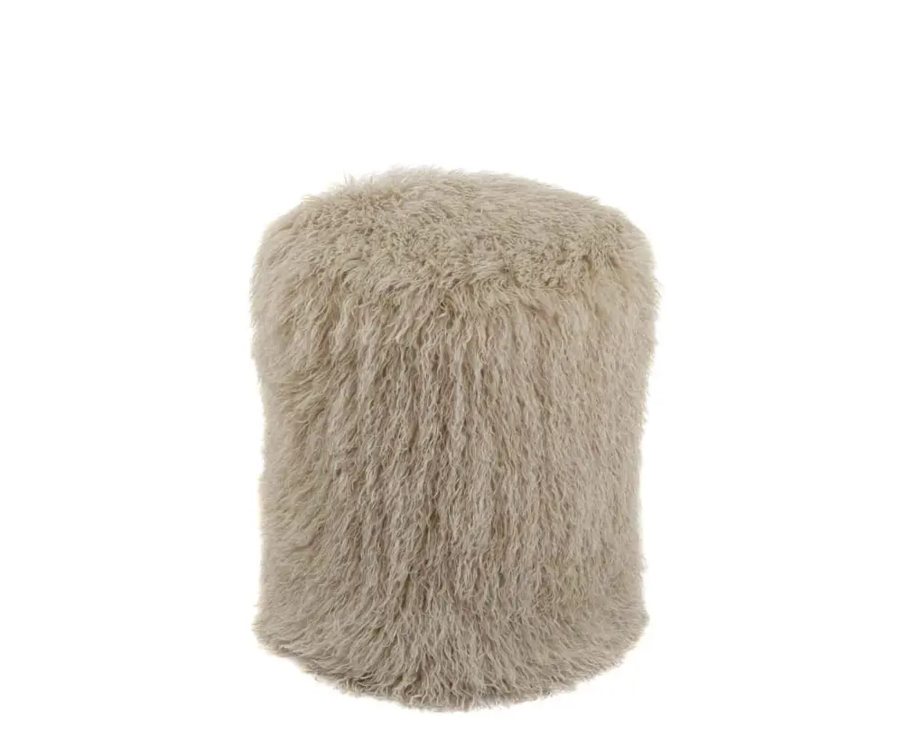 PUF MONGOLIAN CREMA 36X45CM