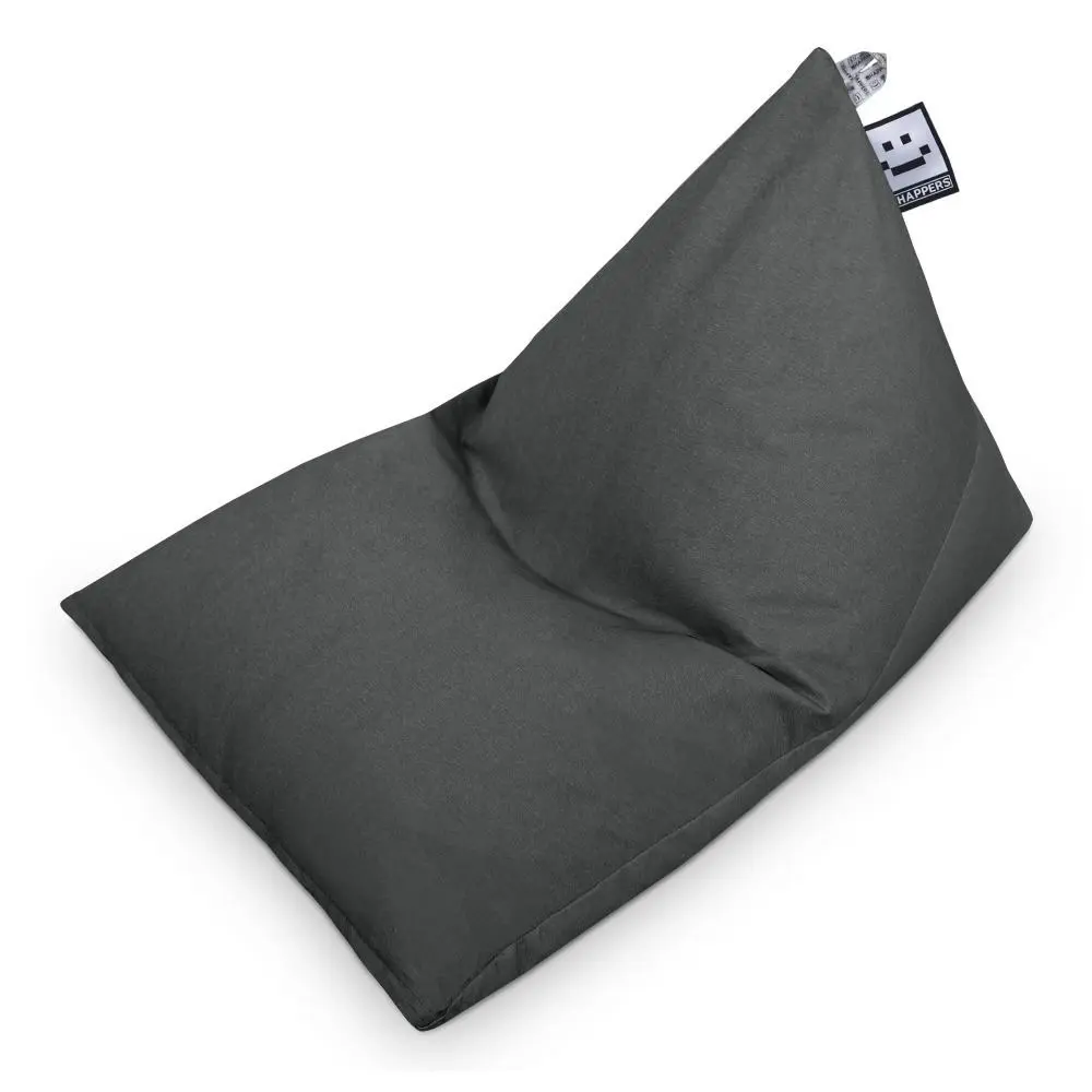 Puff pirámide naylim mate para exterior gris xl con Funda Desenfundable