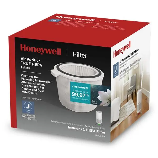 Ionizador Silencioso Filtro hepa para purificador de aire hpa830we4