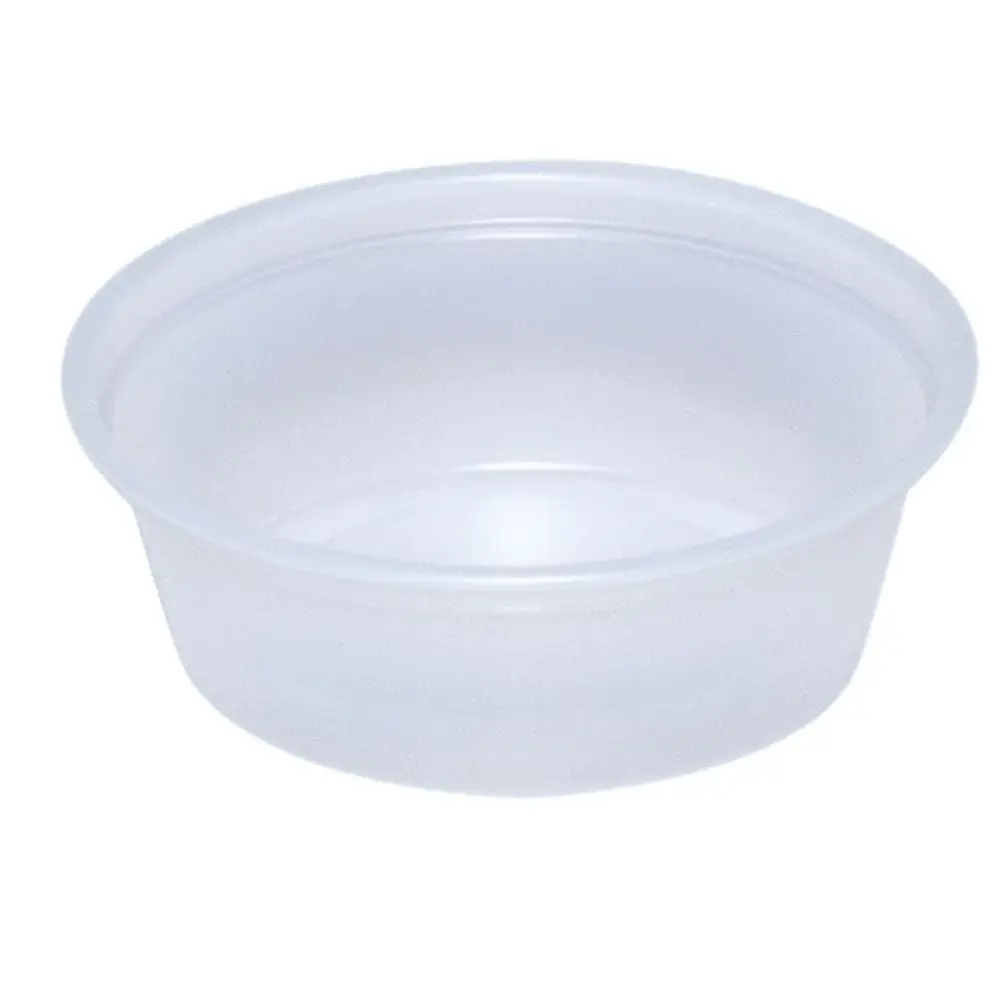 Copa Souffle Transparente 45 Cc 1.5 Oz 100 Un con 24 Boquillas Incluidas