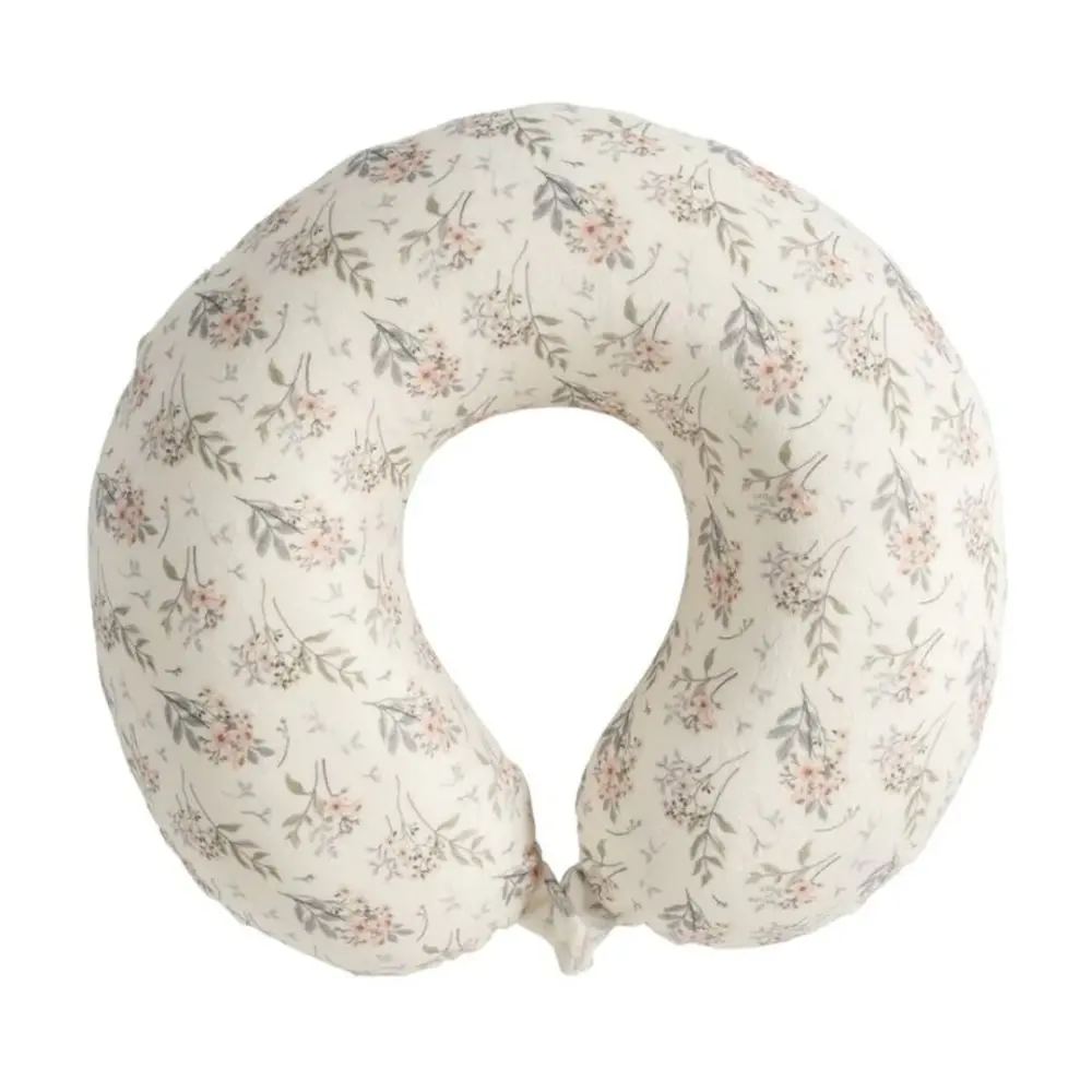 Algodón Egipcio 100% COJIN CERVICAL VISCO DESENFUNDABLE FLORES