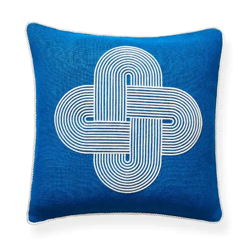 Algodón Egipcio 100% Pompidou Quatrefoil Pillow