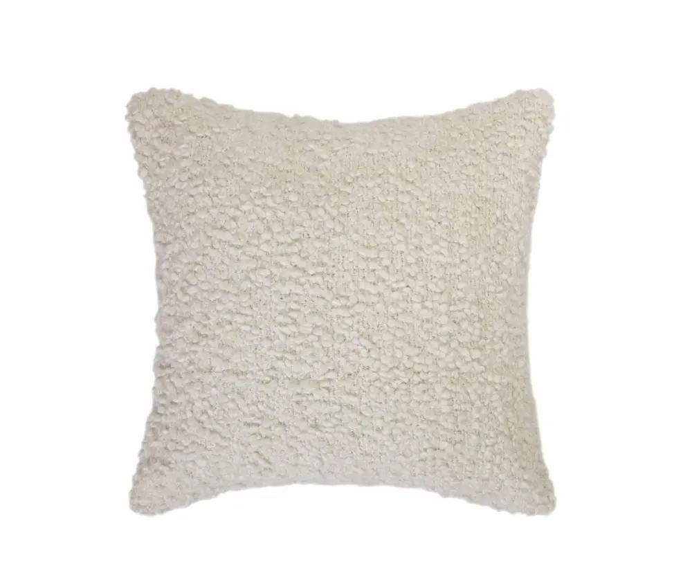 COJÍN BOUCLÉ BLANCO 50X50 CM