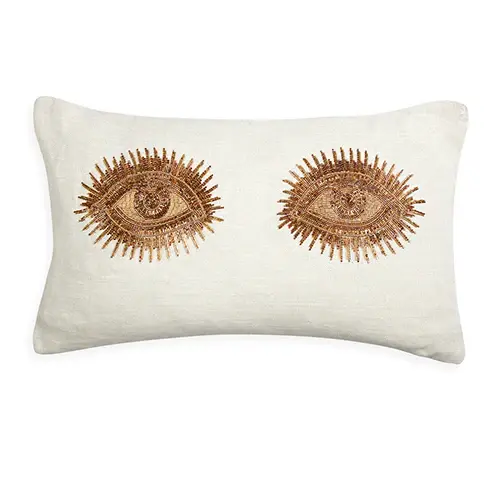 Muse Eyes Throw Pillow con Relleno de Plumas