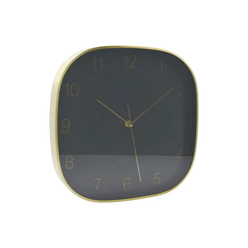 Decorativo de Lujo House Doctor Reloj de pared, HDShape, gris negro