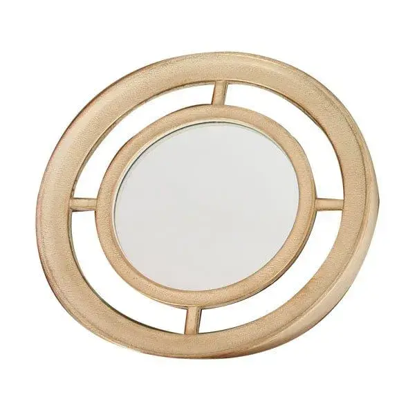 Reloj de pared Alessio Braco WS-537 con espejos enmarcación circular