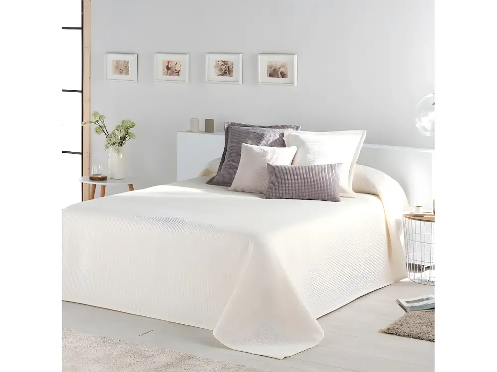 Colcha natural 250x270 cm BRENNE