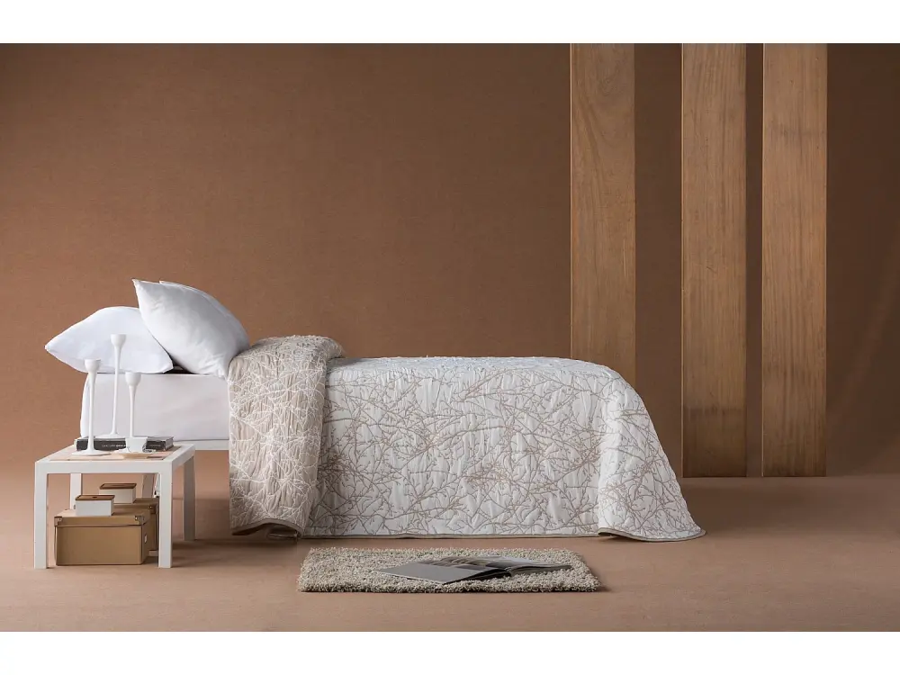 ESTORALIS | Colcha Tejido Jacquard | Colcha buena para todas las Estaciones | Para Cama 105 cm. ( 205x270 cm. AnchoxAlto )...