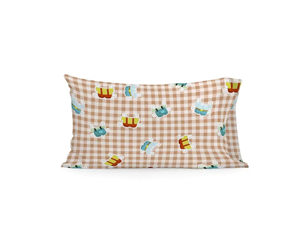 Funda de almohada 50x75 cm Piggys vichy