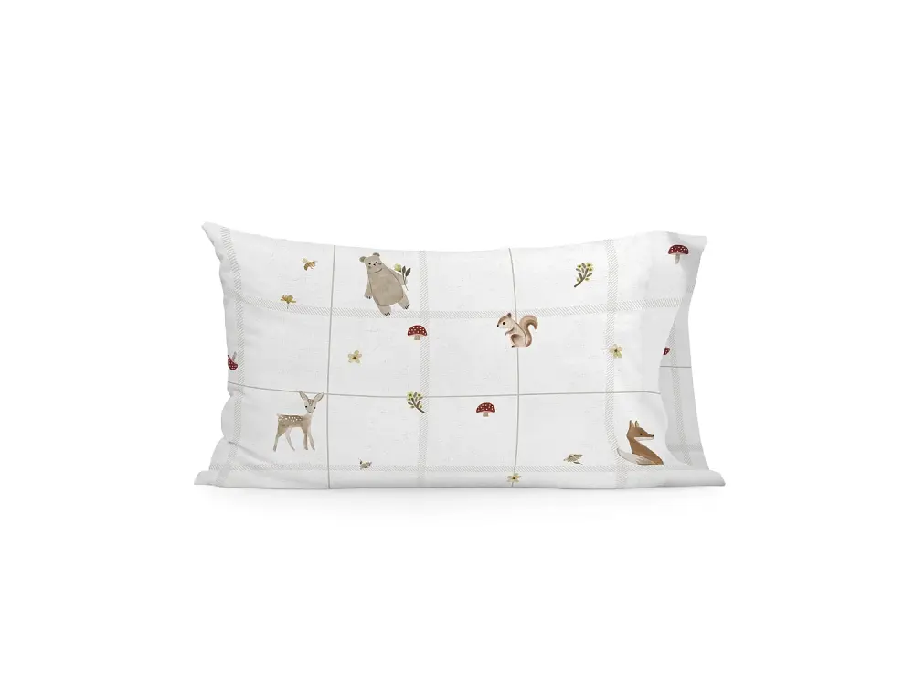 Funda de almohada 50x75 cm Woods animals