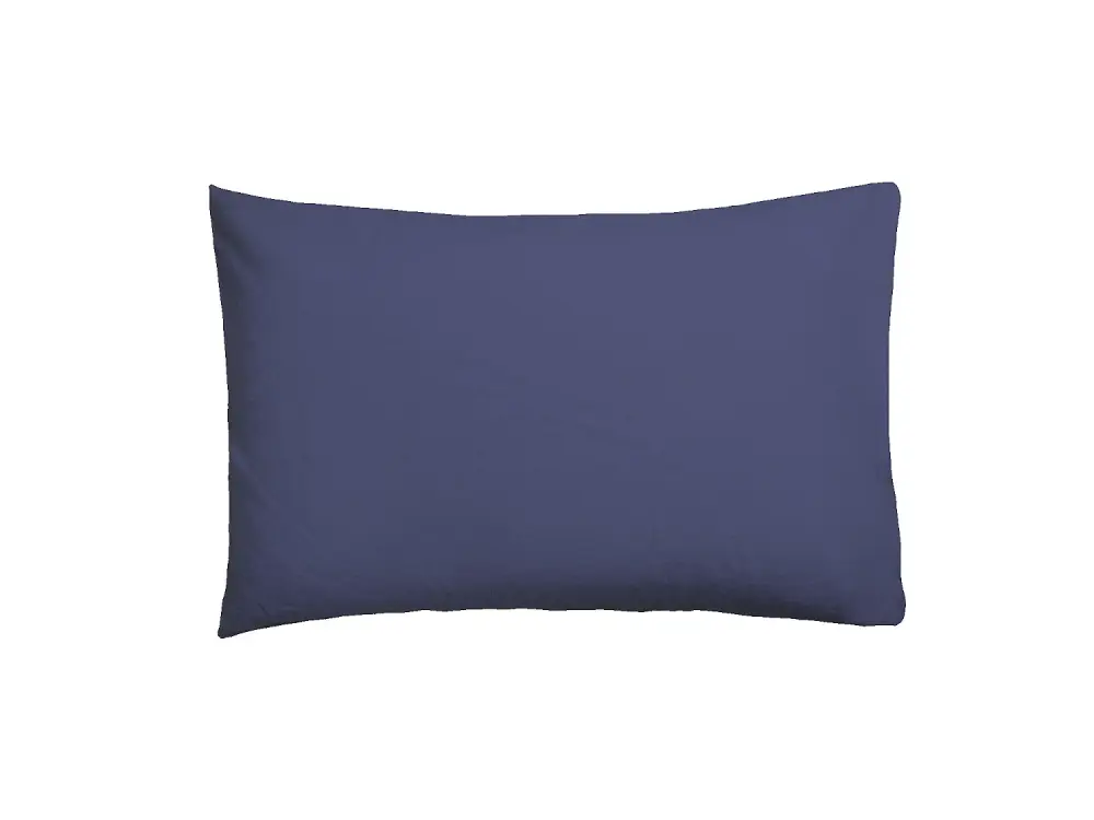 Funda de almohada Azul 45x110 cm. Algodón 200 hilos.