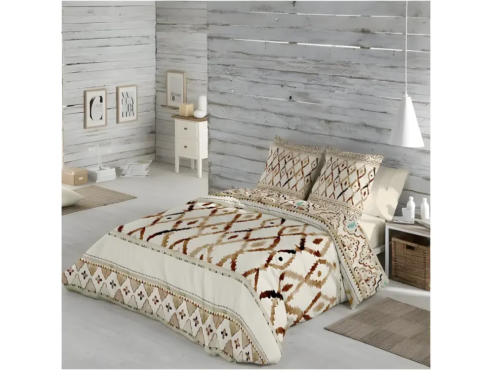 Funda Nordica Reversible TETUAN ALGODÓN 100% Cama de 200